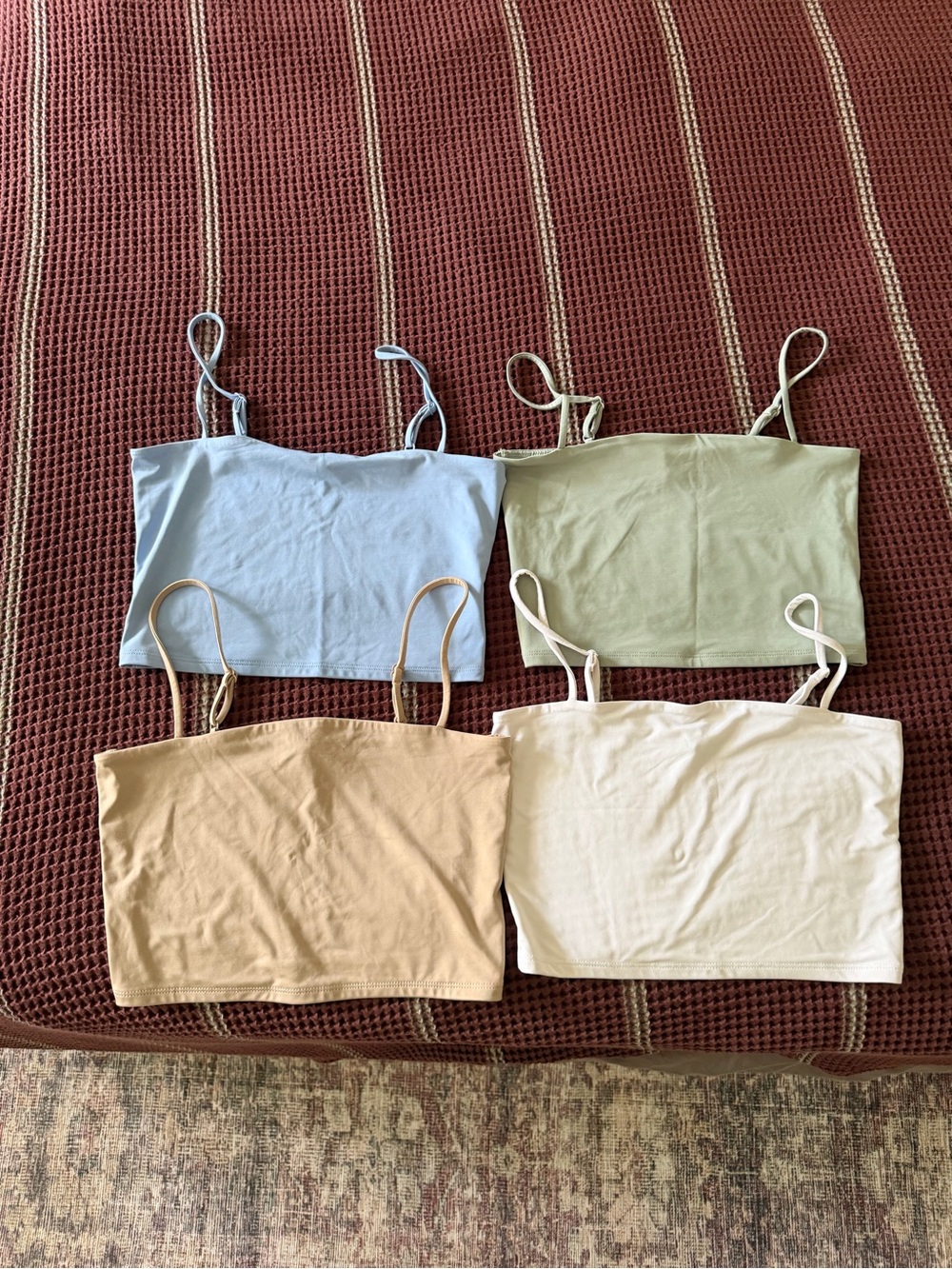 4 Express Spaghetti Strap Crop Tops